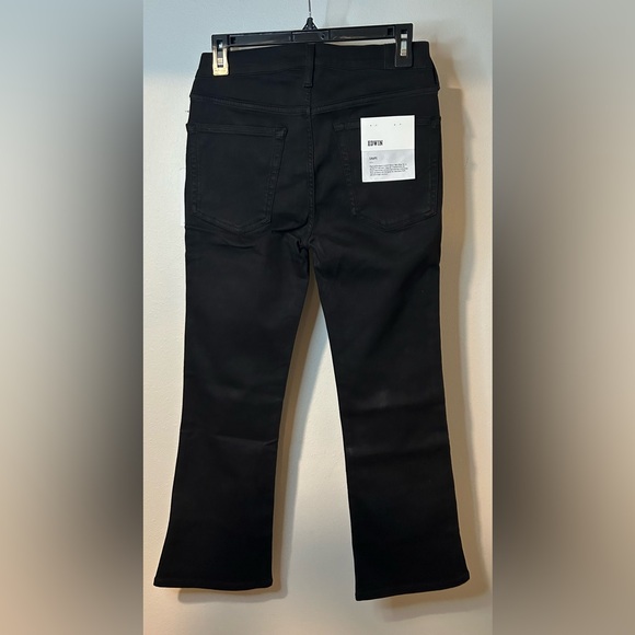 NWT EDWIN BLACK DENIM CASSIA MINI BOOT - Picture 3 of 7